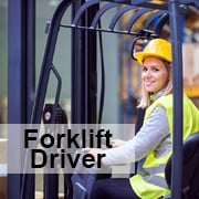 Forklift driver